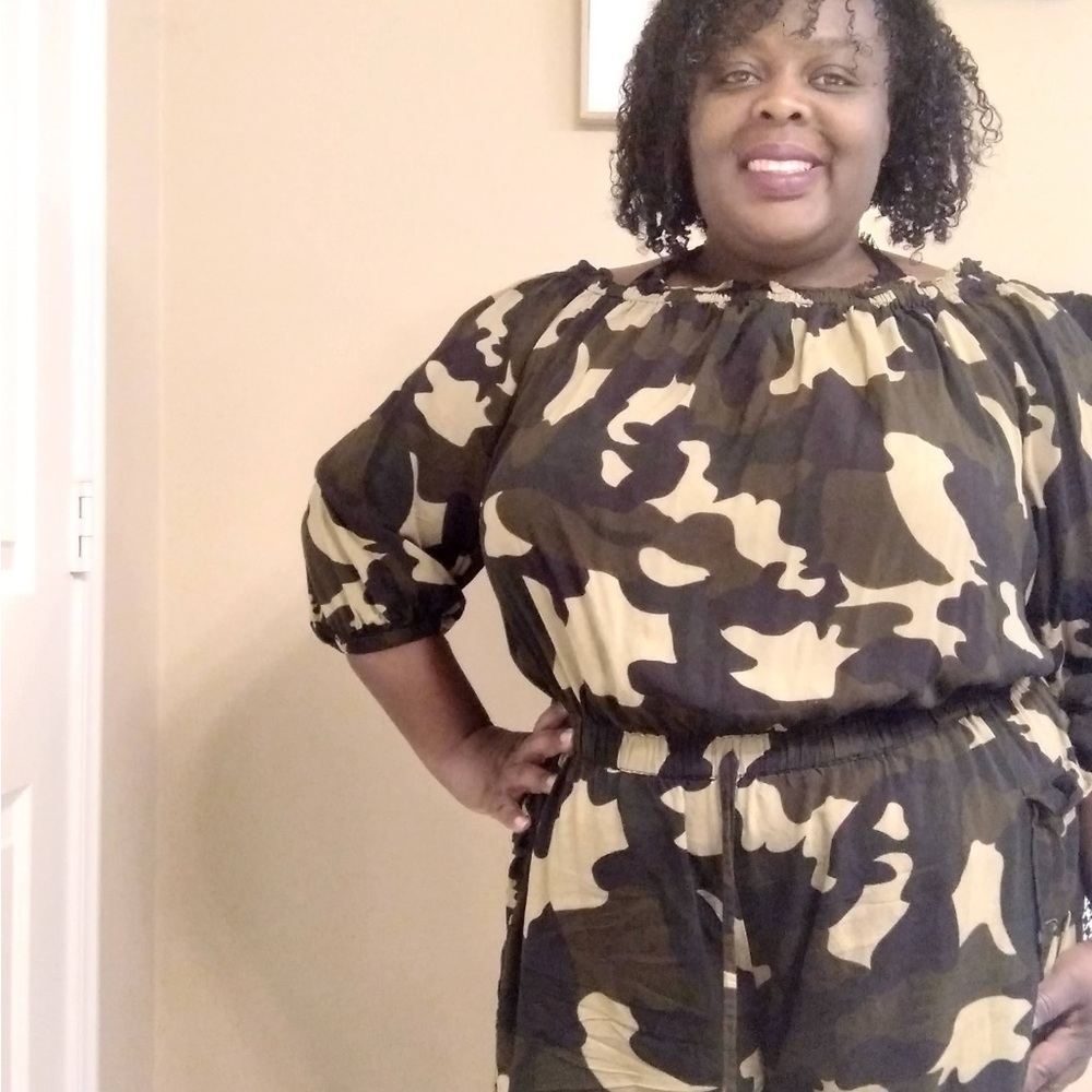 Camo jumper